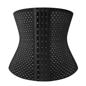 Waist Trainer Fitness Corset for Weight Loss Sport Workout Slim Body Shaper Tummy Modeling Strap Shapewear Women Slimming Sheath - 31205 BLACK / S / United States Find Epic Store