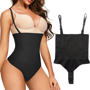 Sexy Body Shapewear Thong Waist Trainer Corset Open Bust Body Shaper Seamless Invisible Bodysuit Slimming Belly Underwear Faja - 0 Black / XS / United States Find Epic Store