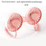 Neck Band Fan Portable Mini Double Wind Head Neckband Fan with USB Rechargeable Air Cooler for Traveling Outdoor Office Portable - light x Aromatherapy 7 Find Epic Store
