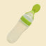 90ML Lovely Safety Infant Baby Silicone Feeding With Spoon Feeder - Green Find Epic Store