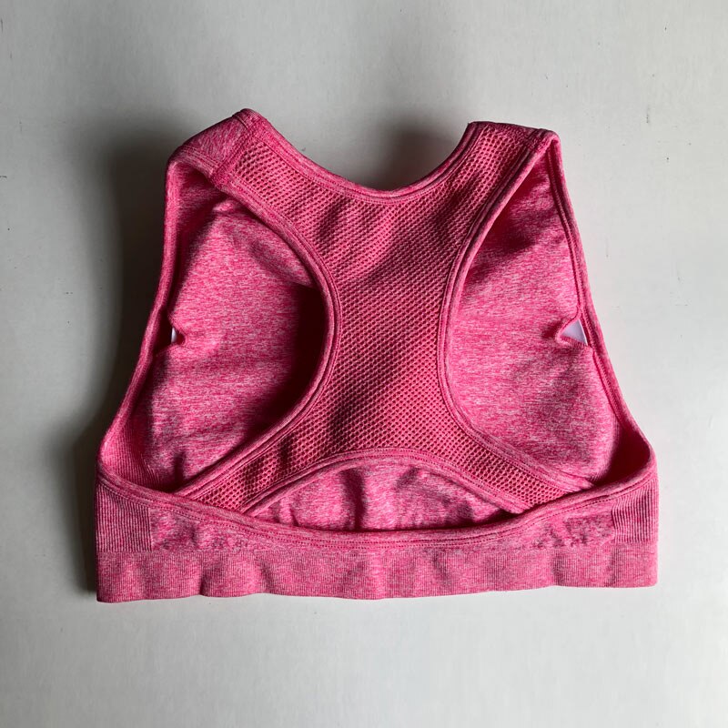 High Impact Seamless Sports Bra - Pink / Length- 31.5cm, Bust-66cm Find Epic Store