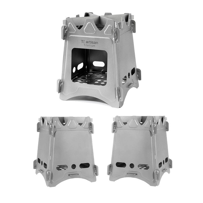 Ultralight Titanium Wood Burner Camping Stove - Find Epic Store