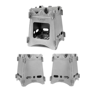 Ultralight Titanium Wood Burner Camping Stove - Find Epic Store