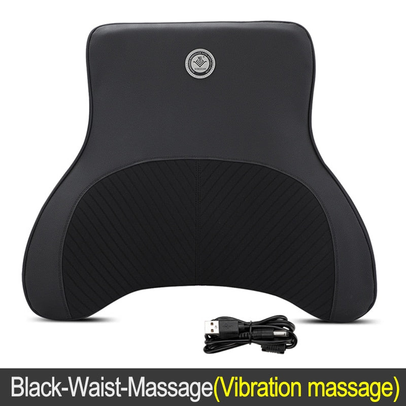 Car Massage Neck Support Pillow - Black-Waist-Massage Find Epic Store