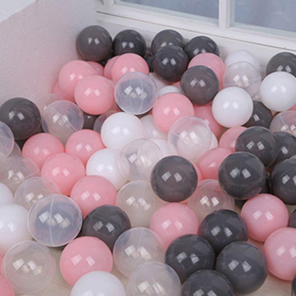 50pcs/Lot Colors Baby Plastic Balls Water Pool Ocean Wave Ball Kids Swim Pit With Basketball Hoop Play House Outdoors Tents Toys - Find Epic Store
