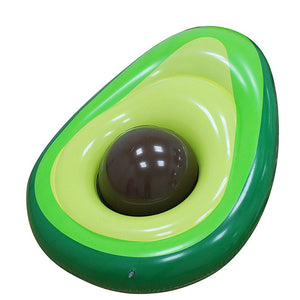 New avocado inflatable swimming pool floating large water inflatable mattress floating swimming ring - Find Epic Store