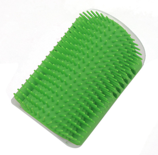 Pet cat Self Groomer Grooming Tool Hair Removal Brush Comb for Dogs Cats Hair Shedding Trimming Cat Massage Device with catnip - Green / 9x13cm Find Epic Store
