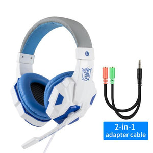 Led Light Wired Gamer Headset - White Blue No Light Find Epic Store