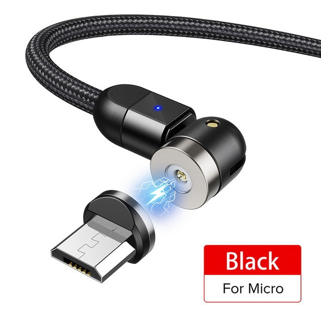 Magnetic USB Type C Micro Cable Fast Charge Magnet Phone Charger - Black For Micro / 1m(3.3ft) Find Epic Store