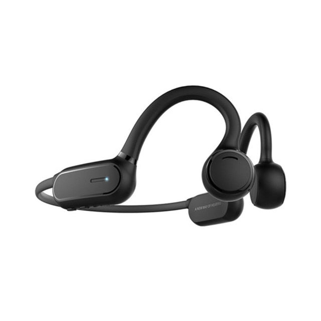 Bone Conduction Headphones Open Ear Audio Headset Waterproof - Black Find Epic Store
