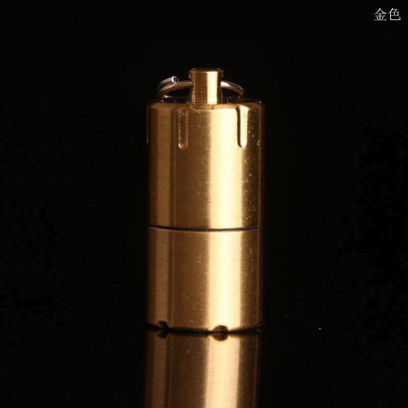 Multi-tool Keychain with Key Rings Waterproof Matchstick Survival Lighter - Golden Find Epic Store
