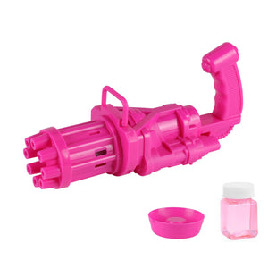 Electric Bubble Machine Toy Gun - Rose red Find Epic Store