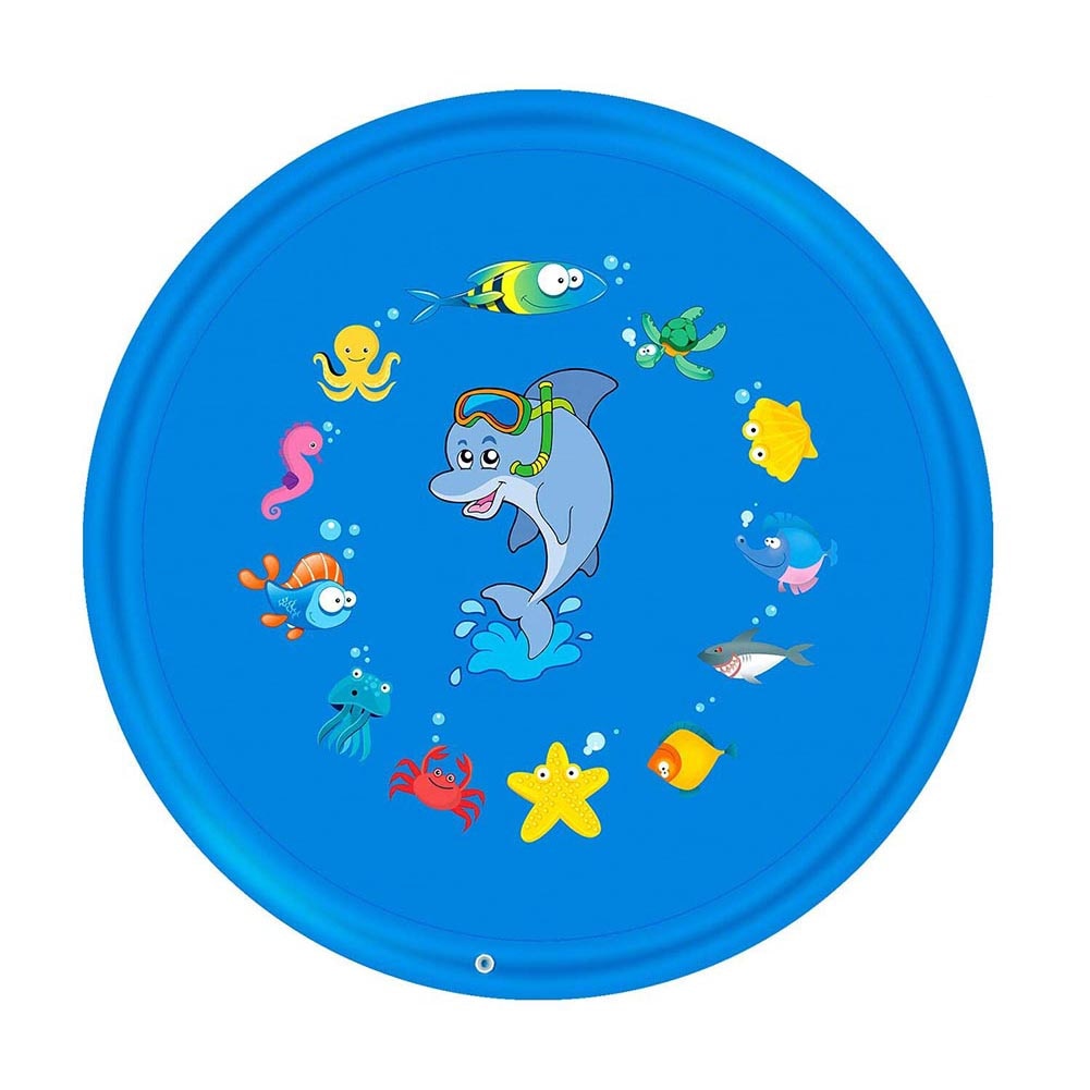 Outdoor Lawn Beach Sea Animal Inflatable Water Spray Kids Sprinkler Play Pad Mat Tub Swiming Pool - 170 cm Find Epic Store