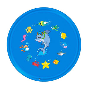 Outdoor Lawn Beach Sea Animal Inflatable Water Spray Kids Sprinkler Play Pad Mat Tub Swiming Pool - 100 cm Find Epic Store