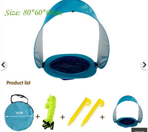 Kid Outdoor Camping Sunshade Baby Beach Tent Children Waterproof Pop Up sun Awning Tent BeachUV-protecting Sunshelter with Pool - 359330 Find Epic Store