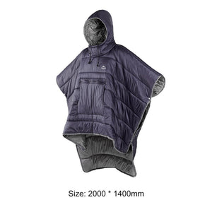 Nature Hike Camping Sleeping Bag Cloak Winter Outdoor Portable Sleeping Bag Men Women Wearable Warm Sleeping Bags - Brown Find Epic Store