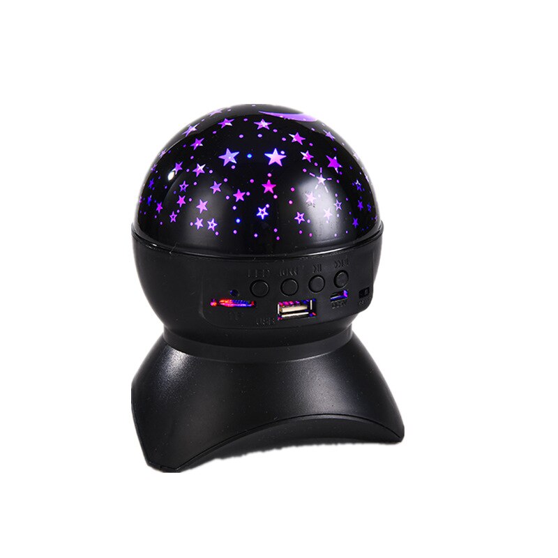 LED Laser Starry Sky Projector Lamp Speaker - black Find Epic Store