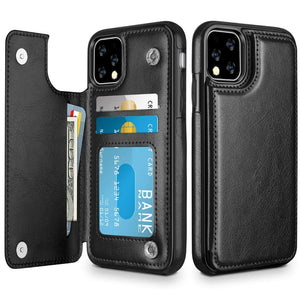 Wallet Phone Cases for iPhone 11 Pro Max 6S 6 7 8 Plus XS Max XR Case Cover Retro Flip Leather Phone Case for Iphone 7 Case Capa - Find Epic Store