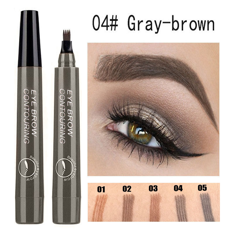 Waterproof Four-claw Eye Brow Pen - 04 Find Epic Store