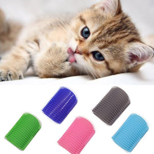 Pet cat Self Groomer Grooming Tool Hair Removal Brush Comb for Dogs Cats Hair Shedding Trimming Cat Massage Device with catnip - Find Epic Store