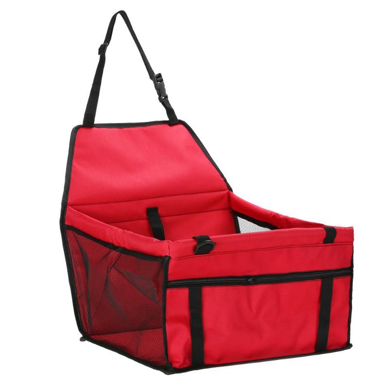Folding Pet Carrier Pad Car Seat - Red Find Epic Store