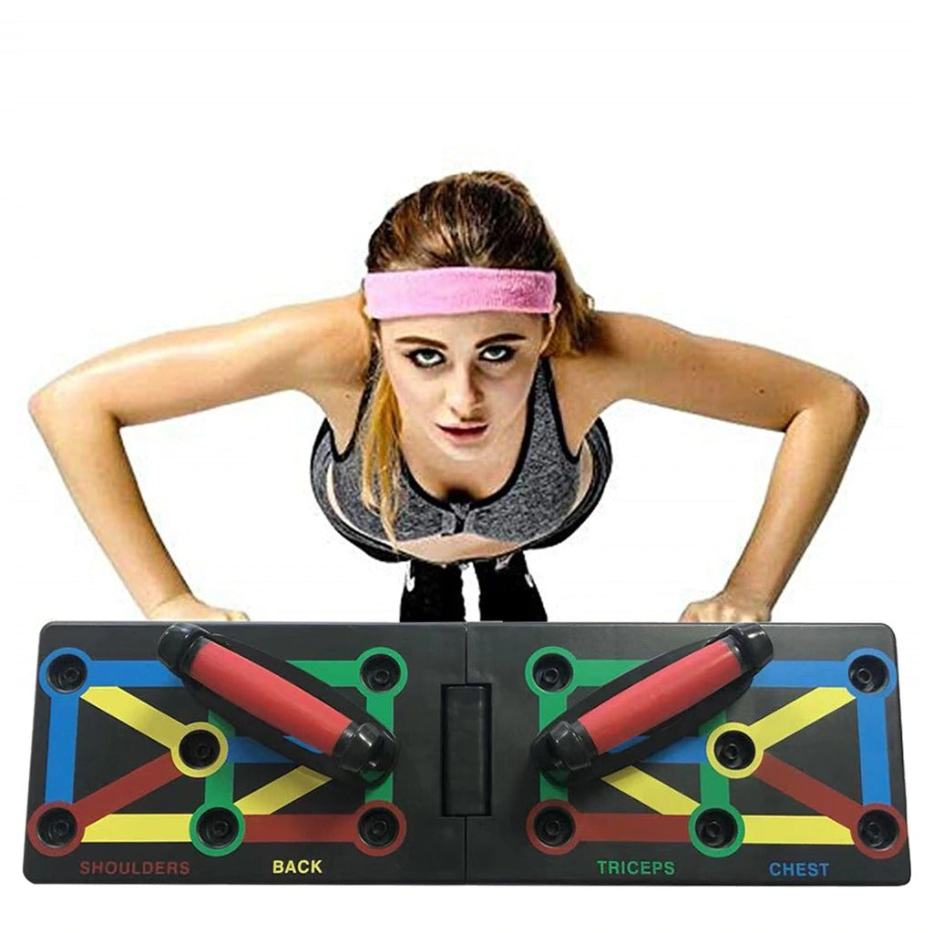 Push Up Rack Board 9 in 1 Body Building Fitness - Find Epic Store