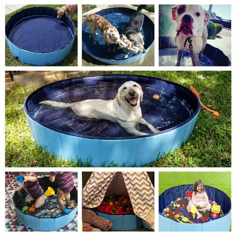 Dog Pool Foldable Dog Swimming Pool Pet Bath Swimming Tub Bathtub Pet Collapsible Bathing Pool for Dogs Cats Kids Drop Shipping - Find Epic Store
