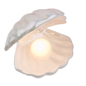 Shell Pearl Light-ceramic Pearl In Shell Night Lamp - 1 Find Epic Store