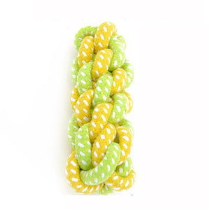 1PC Pet Supply Dog Toys Dogs Chew Teeth Clean Outdoor Training Fun Playing Green Rope Ball Toy For Large Small Dog Cat - F / One size Find Epic Store