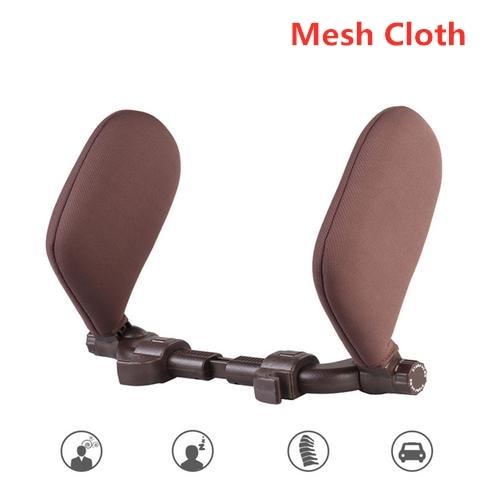 Car Seat Headrest Travel Rest Neck Pillow Support Solution For Kids And Adults Children Auto Seat Head Cushion Car Pillow - mesh cloth 5 Find Epic Store