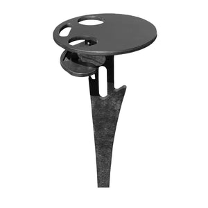Portable Beer Wine Table with Foldable Round Desktop - BLACK Find Epic Store
