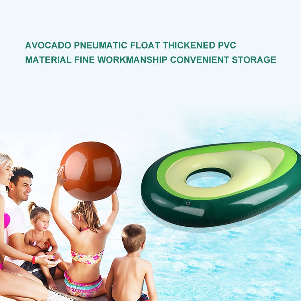 Avocado Inflatable Float Pool circle Swimming Ring Pool Party Adult Swim Circle Inflatable Pool Float Bed ball Toy Beach piscina - Find Epic Store