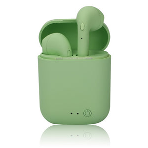 Wireless Earphones Bluetooth 5.0 Headsets - i12mini matte green Find Epic Store