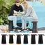 Retractable Portable Folding Stool Chair Outdoor Camping Convenient Fishing Plastic Chairs Foldable Pocket Simple - Find Epic Store