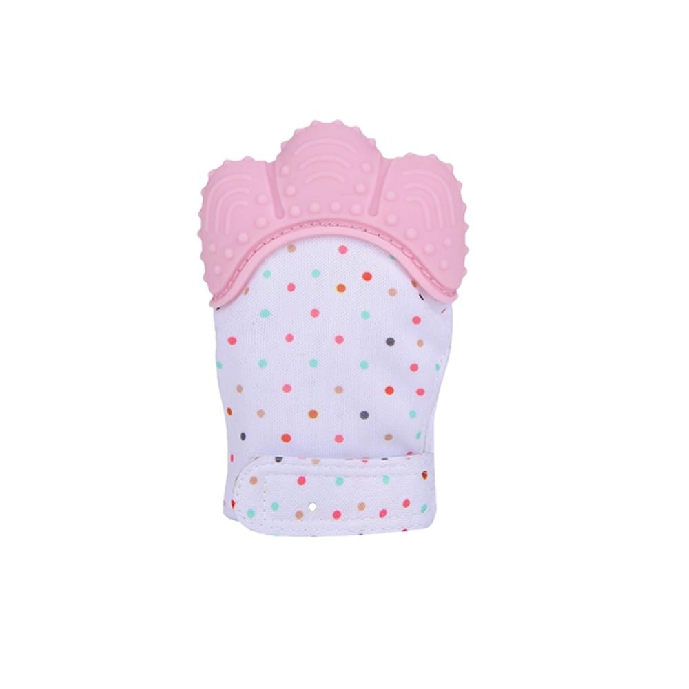 Teething Baby Gloves - baby pink Find Epic Store