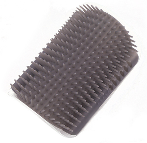 Pet cat Self Groomer Grooming Tool Hair Removal Brush Comb for Dogs Cats Hair Shedding Trimming Cat Massage Device with catnip - Gray / 9x13cm Find Epic Store