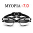 Professional Adult Swim Eyewear Waterproof Optical Diving Glasses - Myopia Black -7.0 Find Epic Store