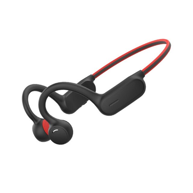 Bone Conduction Headphones Open Ear Audio Headset Waterproof - Red Find Epic Store