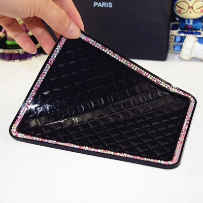 Automobile Silicone Non-Slip Pad - pink crystal Find Epic Store