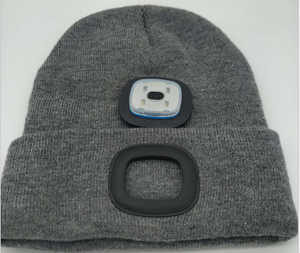 Unisex LED Knitted Beanie - Dark Gray Find Epic Store