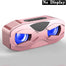 Bluetooth Speaker LED Rhythm Flash Wireless Loudspeaker FM Radio Alarm Clock - Find Epic Store