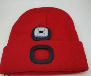 Unisex LED Knitted Beanie - Cherry Red Find Epic Store