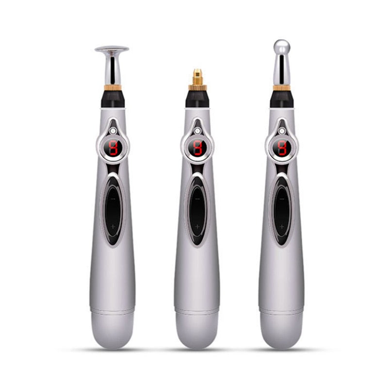 Electronic Acupuncture Pen - Silver Find Epic Store