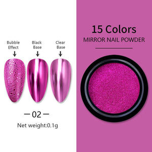 Mirror Nail Art Pigment Powder - Color 02 Find Epic Store