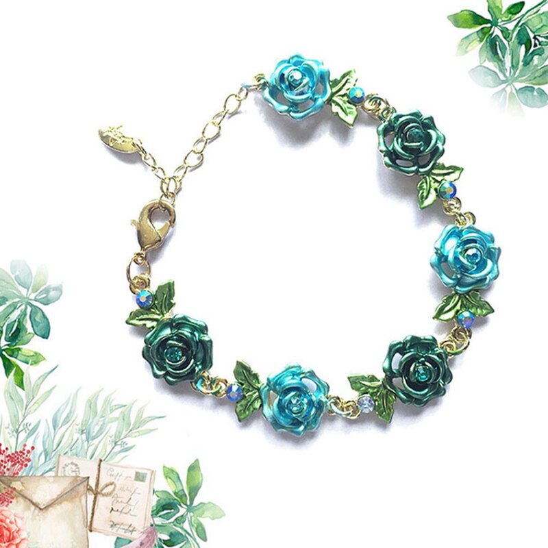 Flowers Wrist Chain Charm Bracelets - Find Epic Store