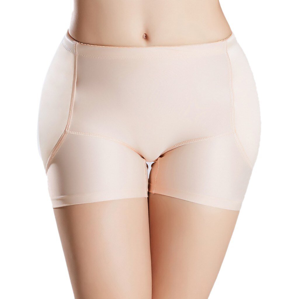 Large yards across hip pants with sponge pad internal push high filled fake butt underwear sexy panties female - Find Epic Store