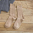 Autumn new women's Harajuku retro colorful high quality fashion cotton color casual socks - Khaki / 36-40 Find Epic Store