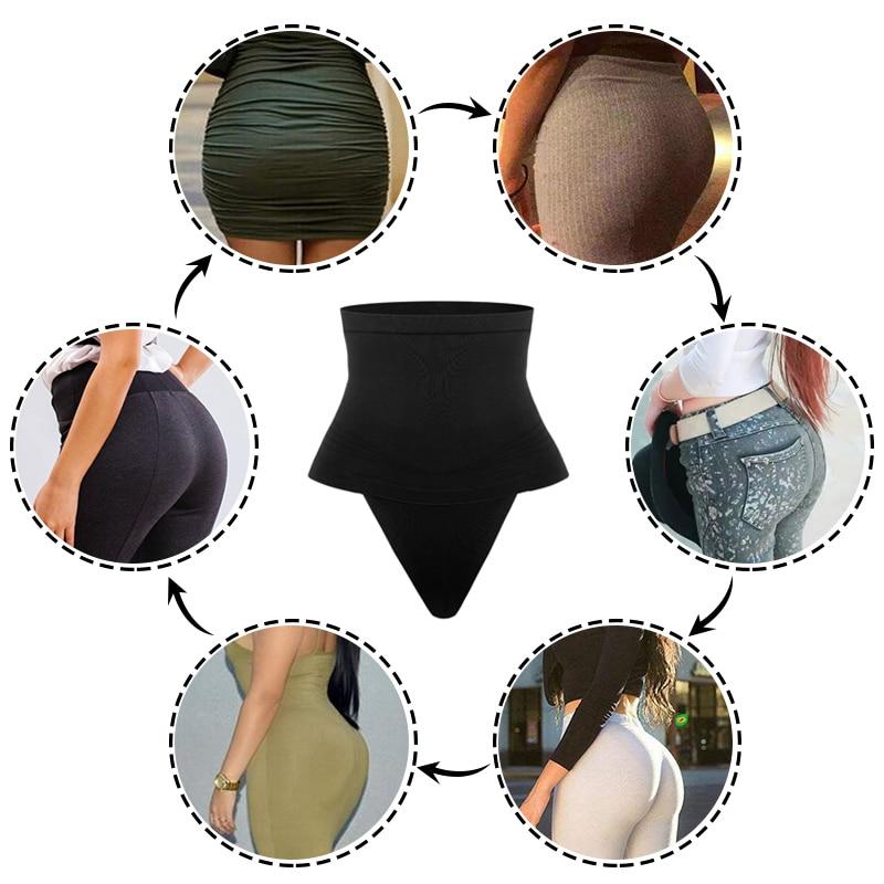 Women Thong Tummy Shaper Shaping Panty Seamless Underwear Waist Clincher Trainer Girdle Faja Shapewear G-string Briefs Plus Size - Find Epic Store