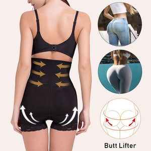 Women High Waist Lace Butt Lifter Body Shaper Tummy Control Panties Boyshort ASS Pad Shorts Hip Enhancer Shapewear - Find Epic Store
