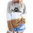 Oversized Dog - Mom Long Sleeve Print Sweatshirt - Khaki / S / China Find Epic Store